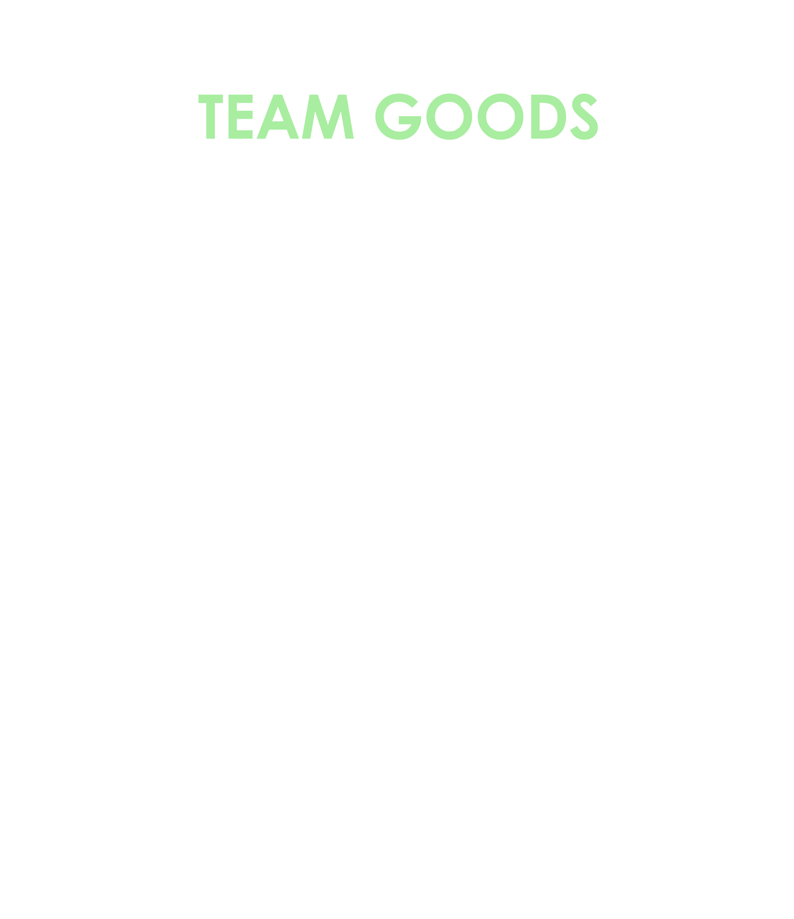 TEAM GOODS 気分を盛り上げるグッズもいっぱい!